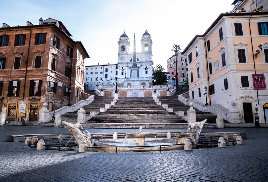 Spanish Steps and Piazza di Spagna in Rome