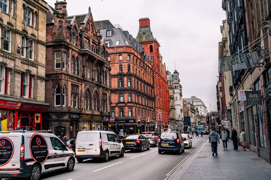 Street in central Edinburgh